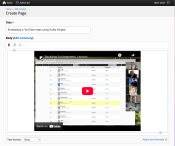 Embedding a YouTube video into a textarea using CKEditor 5 and Entity Embed.